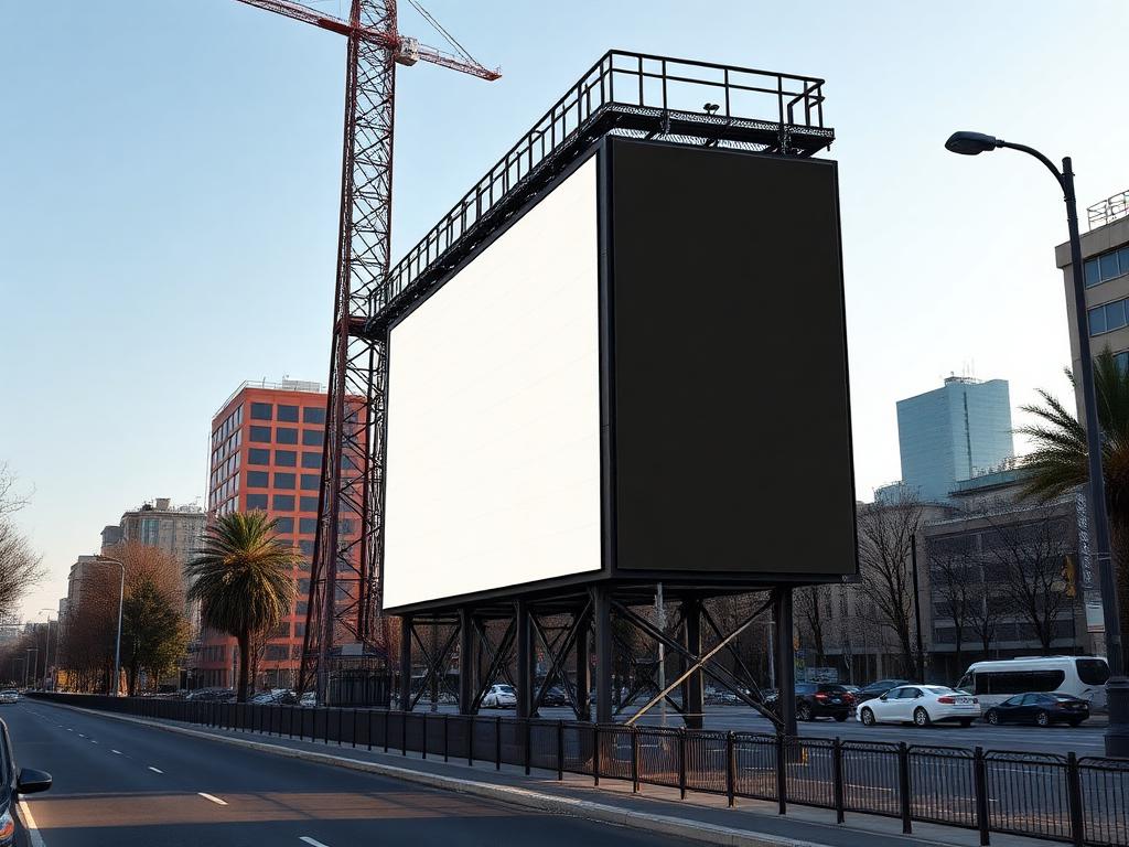 Estrutura para Painel LED fabricada pela Promídia