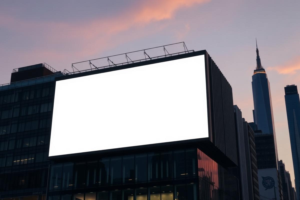 Exemplo de Painel de LED aplicado na rua