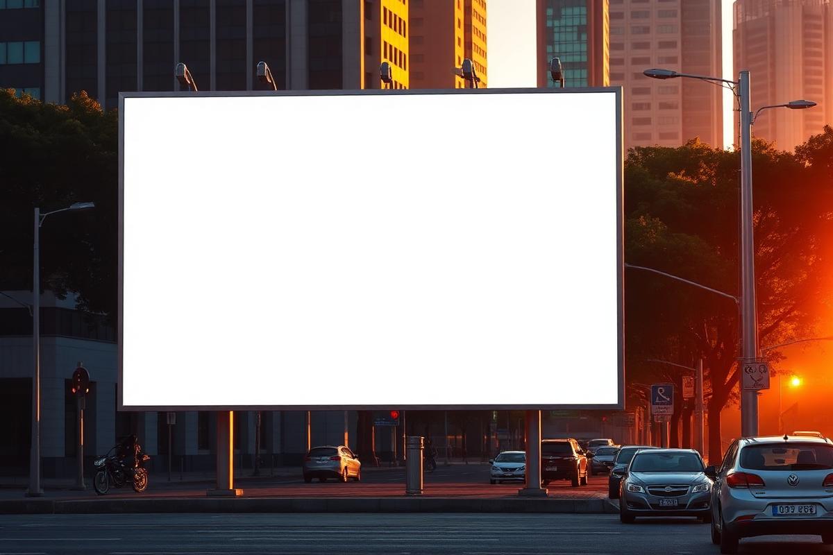 Exemplo de Outdoor aplicado na rua